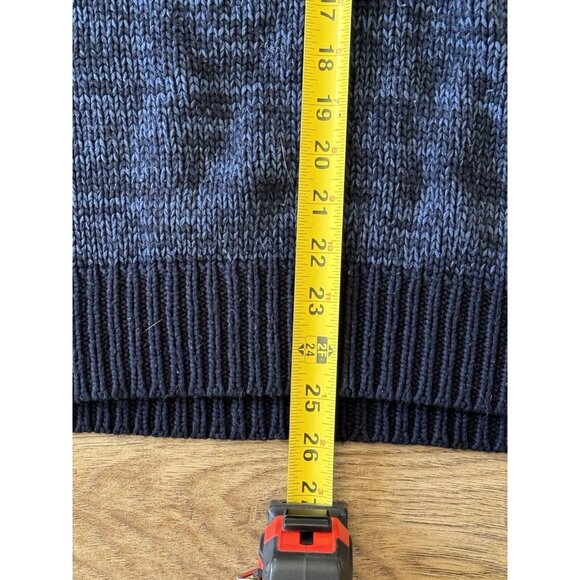 Vintage Graphix Blue Striped Knit Sweater 80s 90s - Picture 8 of 9